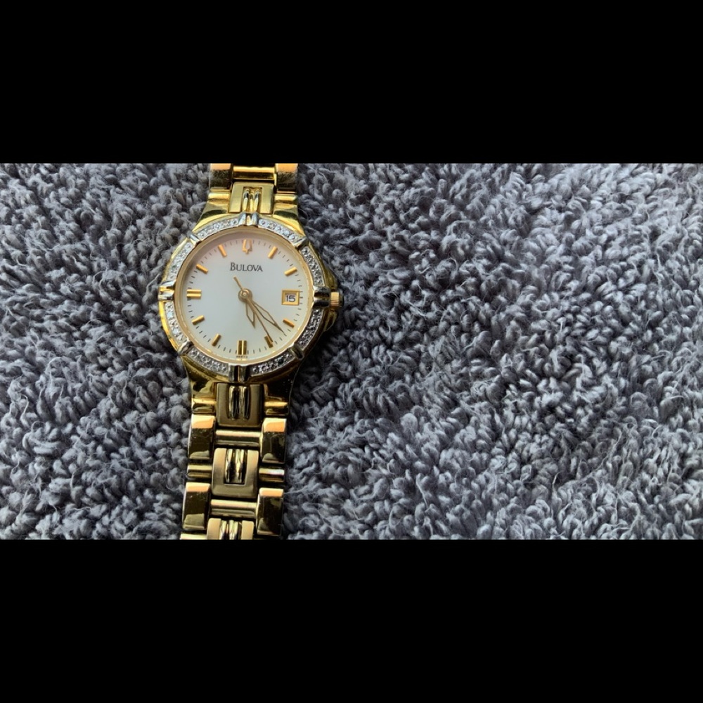 Gold coated Bulova women’s watch